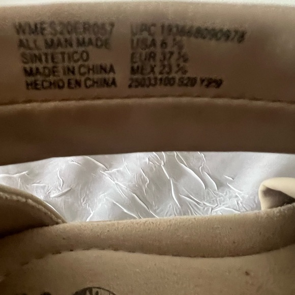 Women’s Earth Spirit Cream Women's strappy Sandals soft zip back size  6.5 - Picture 6 of 7